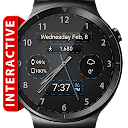 Black Leather HD Watch Face