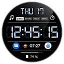 Awf LCD Digital: Watch face