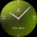 Beauty Green Watch Face