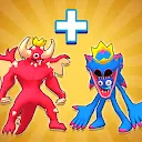 Monster Rampage: Merge Rainbow