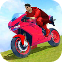 Superhero Bike Stunt Games 3D