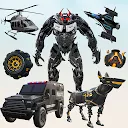 Police Dog Robot Transform Gam