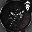 Carbon v8 Analog watch face