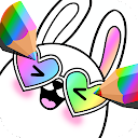 Gradient Kawaii Coloring Book