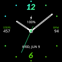 Space Green Watch Face