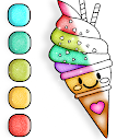 Ice Cream Coloring Game