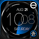 ZION Blue - digital watch face