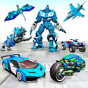 Police Tiger Robot Car Game 3d