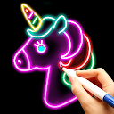 Neon Doodle Art Paint for Kids