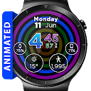 Hypnotic Rainbow Watch Face