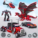 Dragon Robot Car Games 3d